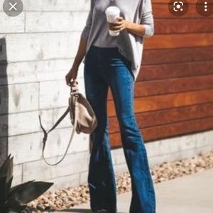 Just Black Pull On Denim Flare